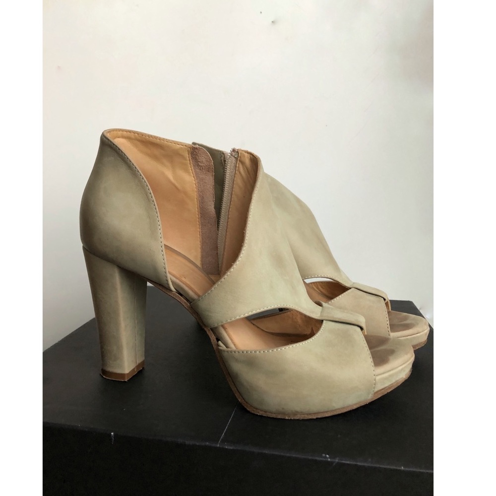 Michael Jolie Italian leather high heel sandals